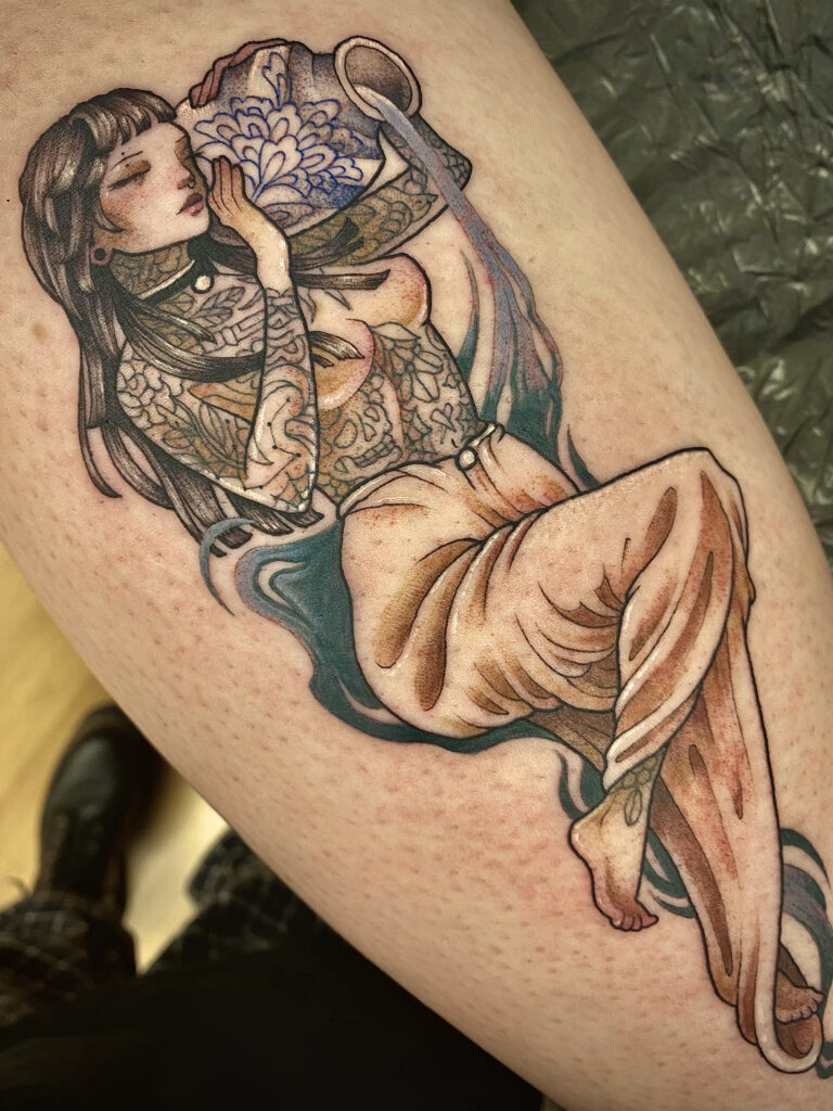 aquariuspinupgirltattoo