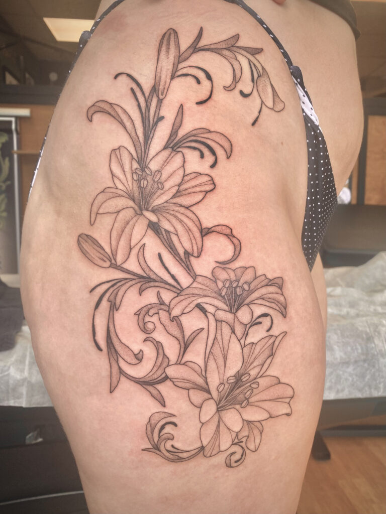 floralhiptattoolilies