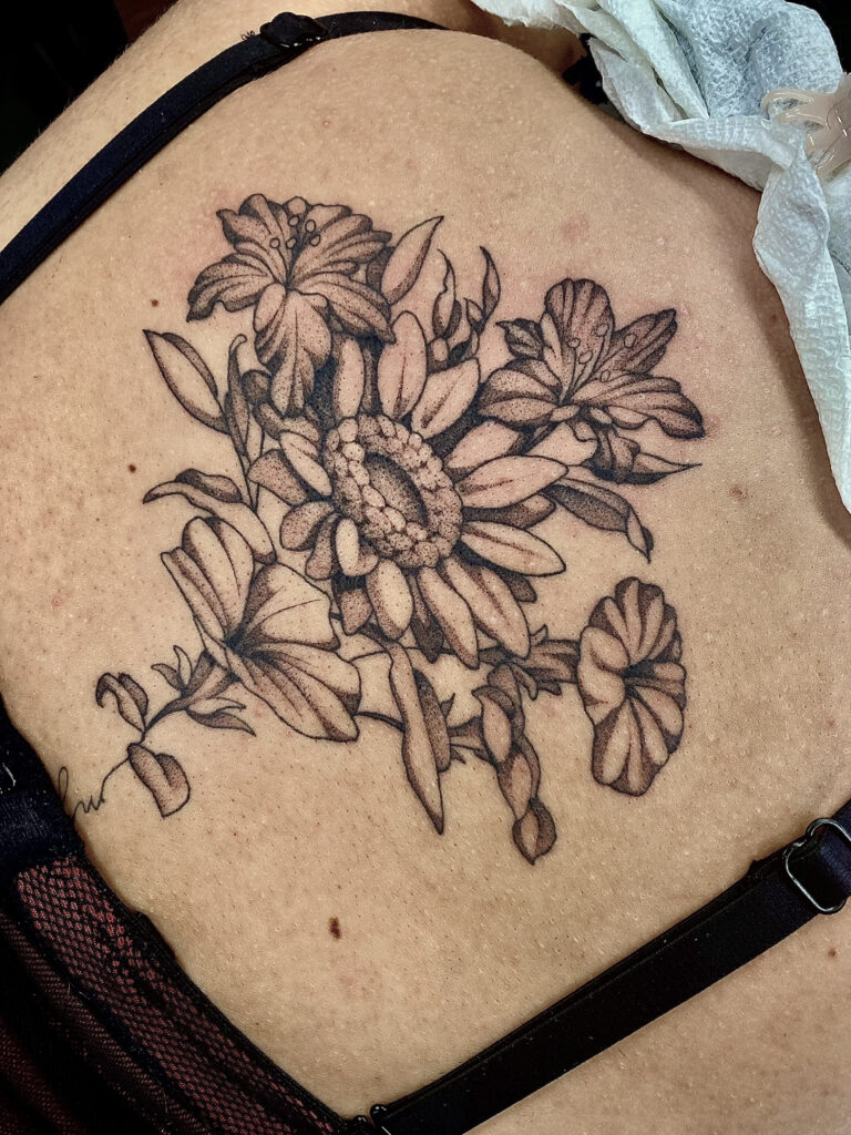 flowerbouquettattoo