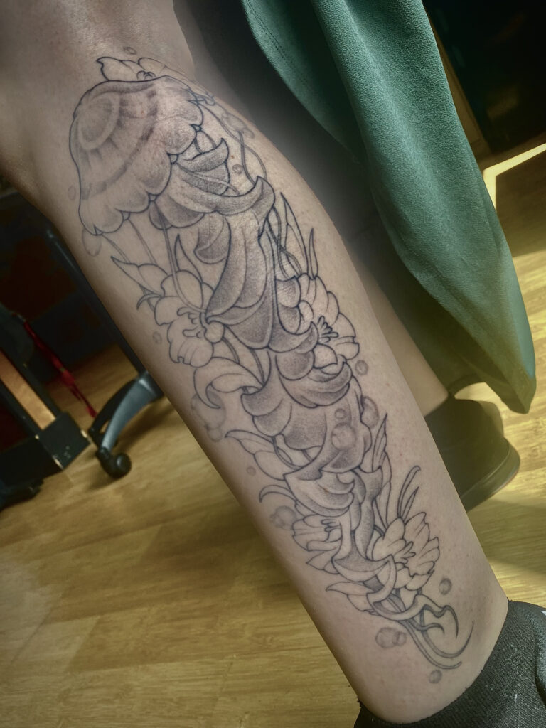 healedjellyfish&cherryblossomstattoo