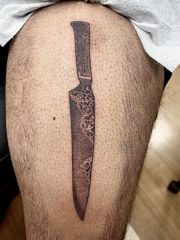 ivorydaggertattoo