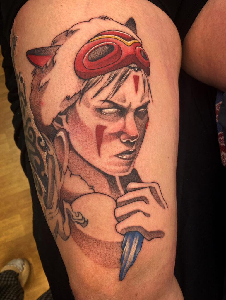 princessmononokeghiblitattoo